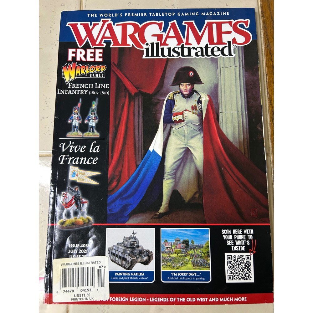 Wargames Illustrated Issue 403 July 2021 Tabletop Gaming Magazine Napoleon Cover
